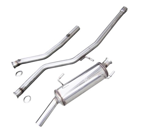 Ligne d'échappement Groupe N (double sonde) 54mm INOXCAR pour Peugeot 206 S16 GTi