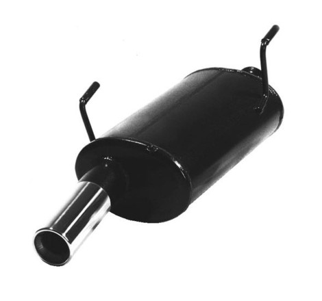 Silencieux / Terminal d'échappement (sortie 76mm) GT2i pour Peugeot 206 S16 GTi (homologué CE)