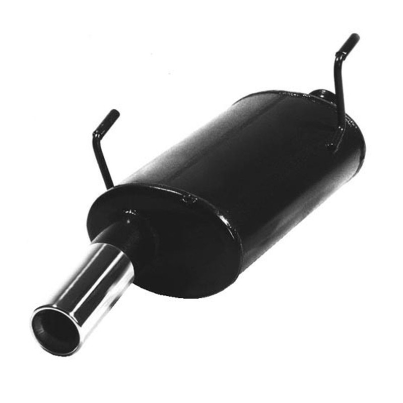 Silencieux / Terminal d'échappement (sortie 76mm) GT2i pour Peugeot 206 S16 GTi (homologué CE)