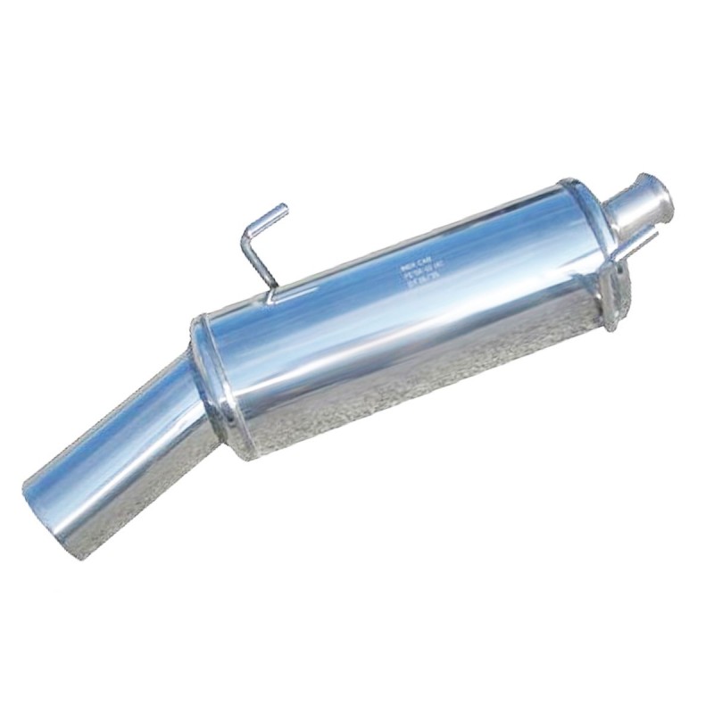 Silencieux / Terminal d'échappement 1X102mm INOXCAR pour Peugeot 206 S16 GTi