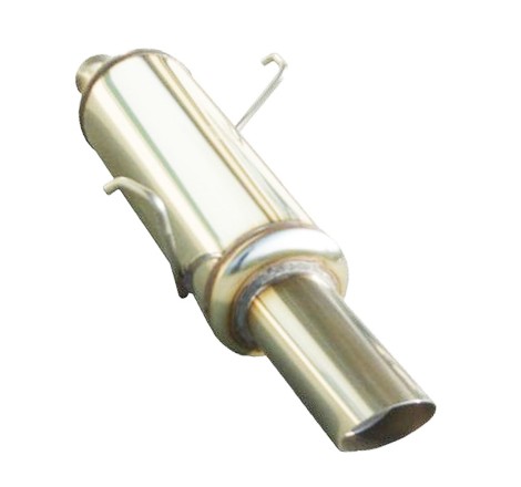 Silencieux / Terminal d'échappement 1x90mm Rallye INOXCAR pour Peugeot 206 S16 GTi