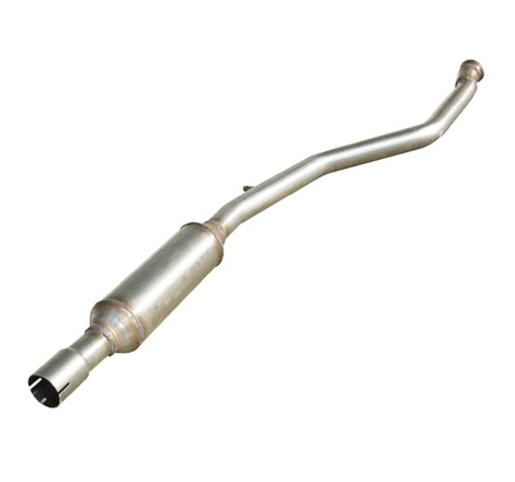 Tube central intermédiaire avec silencieux INOXCAR pour Peugeot 206 S16 GTi (homologué CE)
