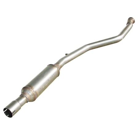 Tube central intermédiaire avec silencieux INOXCAR pour Peugeot 206 S16 GTi (homologué CE)
