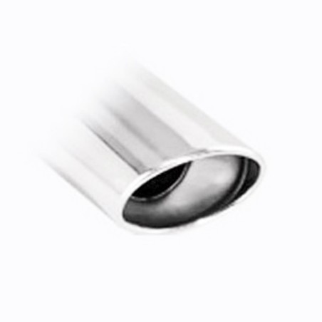Silencieux / Terminal d'échappement 120x80mm INOXCAR pour Renault Clio 2 16V 1.6