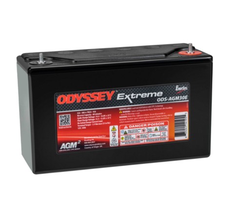 Batterie Compétition AGM Odyssey Extreme Racing PC950 34Ah 950 PHCA pour Peugeot 205 GTi 1.6 / 1.9 / Rallye