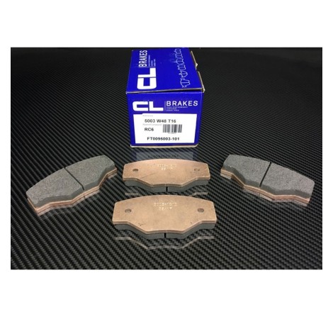 Plaquettes de frein avant Carbone Lorraine 5003W48T16 RC5/RC6/RC8 pour Peugeot 205 GTi / Rallye 1.6 1.9 (1988-1993)
