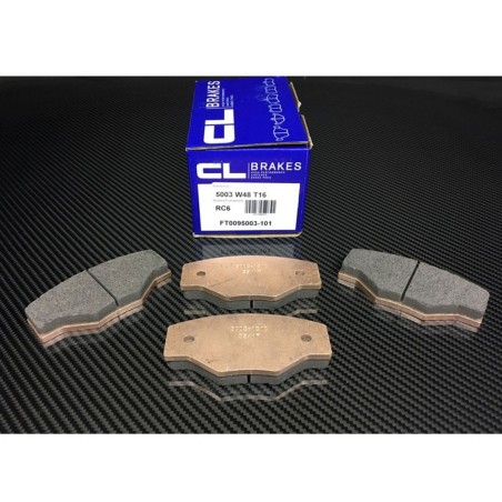 Plaquettes de frein avant Carbone Lorraine 5003W48T16 RC5/RC6/RC8 pour Peugeot 205 GTi / Rallye 1.6 1.9 (1988-1993)