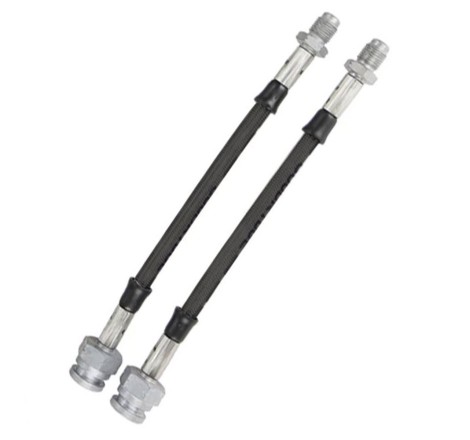 Kit de 2 flexibles de frein arrière Goodridge pour Peugeot 205 II GTi / 309 GTi 1.9 / Citroën ZX (L 19cm) NOIR