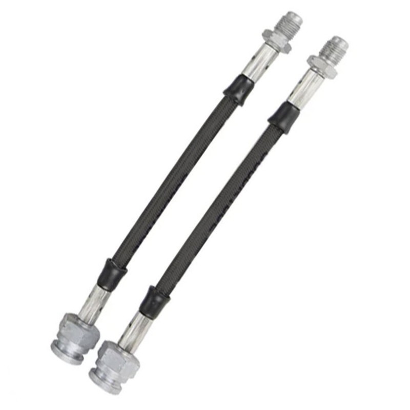 Kit de 2 flexibles de frein arrière Goodridge pour Peugeot 205 II GTi / 309 GTi 1.9 / Citroën ZX (L 19cm) NOIR