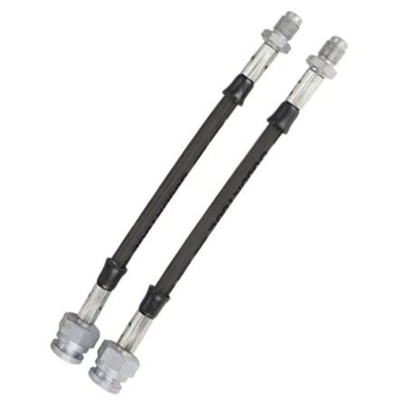 Kit de 2 flexibles de frein arrière Goodridge pour Peugeot 205 II GTi / 309 GTi 1.9 / Citroën ZX (L 19cm) NOIR