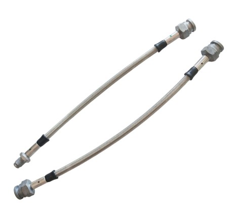 Kit de 2 flexibles de frein arrière Goodridge pour Peugeot 205 GTi 1.6 / Rallye (pour frein tambour L:26.3cm)