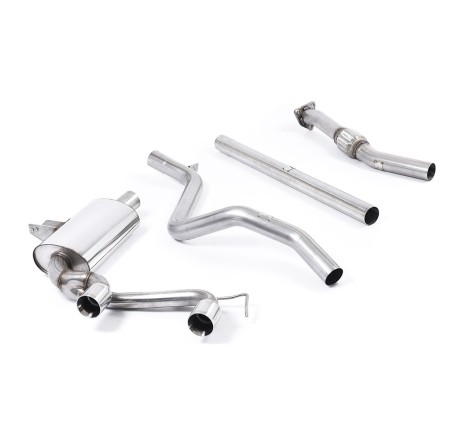 Système d'échappement Cat-Back avec double sortie polie MILLTEK pour Renault Megane 2 RS 225cv / F1 Team R26 / R26R