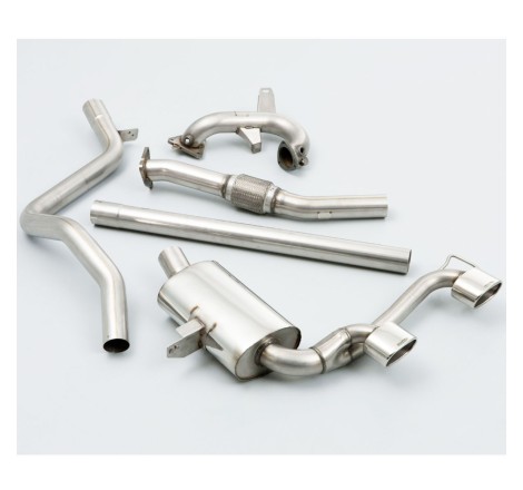 Système d'échappement turbo-back sans catalyseur MILLTEK pour Renault Megane 2 RS 225cv / F1 Team R26 / R26R