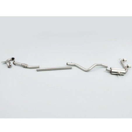 Système d'échappement turbo-back sans catalyseur MILLTEK pour Renault Megane 2 RS 225cv / F1 Team R26 / R26R