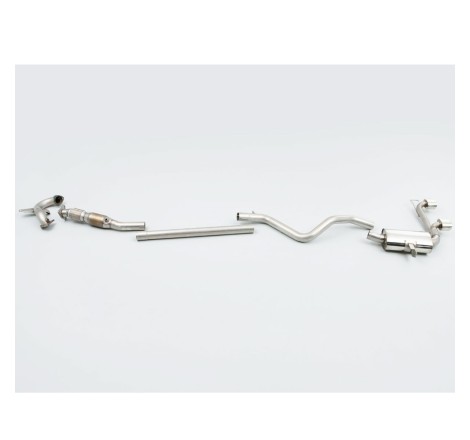 Système d'échappement turbo-back avec catalyseur MILLTEK pour Renault Megane 2 RS 225cv / F1 Team R26 / R26R