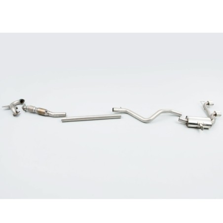 Système d'échappement turbo-back avec catalyseur MILLTEK pour Renault Megane 2 RS 225cv / F1 Team R26 / R26R