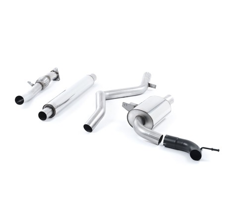 Système d'échappement Cat-Back avec silencieux MILLTEK pour Renault Megane 3 RS 250/265cv (2009-2016 / Homologué CE)