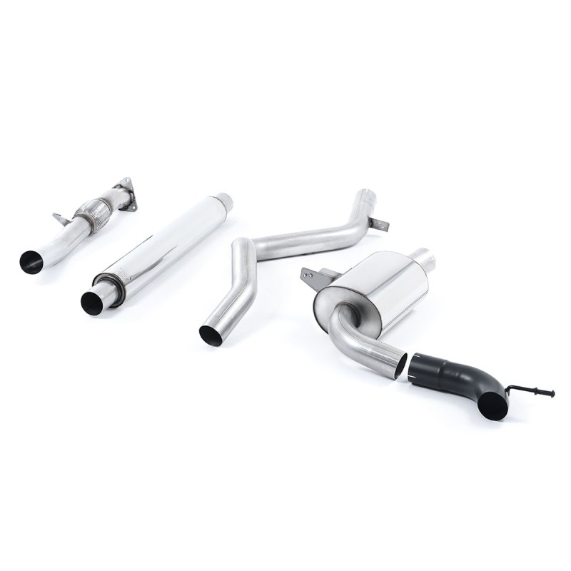 Système d'échappement Cat-Back avec silencieux MILLTEK pour Renault Megane 3 RS 250/265cv (2009-2016 / Homologué CE)