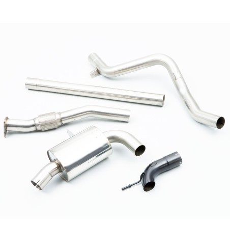 Système d'échappement Cat-Back non-résonné MILLTEK pour Renault Megane 3 RS 250/265/275cv Trophy / Trophy R