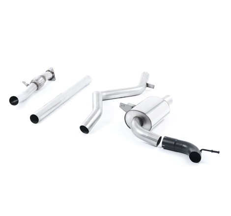 Système d'échappement Cat-Back non-résonné MILLTEK pour Renault Megane 3 RS 250/265/275cv Trophy / Trophy R