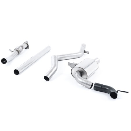 Système d'échappement Cat-Back non-résonné MILLTEK pour Renault Megane 3 RS 250/265/275cv Trophy / Trophy R