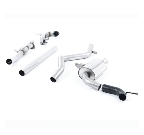 Système d'échappement Turbo-Back sans catalyseur MILLTEK pour Renault Megane 3 RS 250/265/275cv Trophy / Trophy R