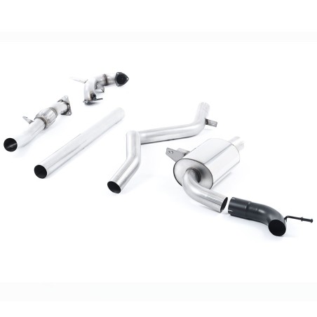 Système d'échappement Turbo-Back sans catalyseur MILLTEK pour Renault Megane 3 RS 250/265/275cv Trophy / Trophy R