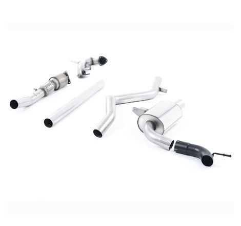 Système d'échappement Turbo-Back avec catalyseur MILLTEK pour Renault Megane 3 RS 250/265/275cv Trophy / Trophy R