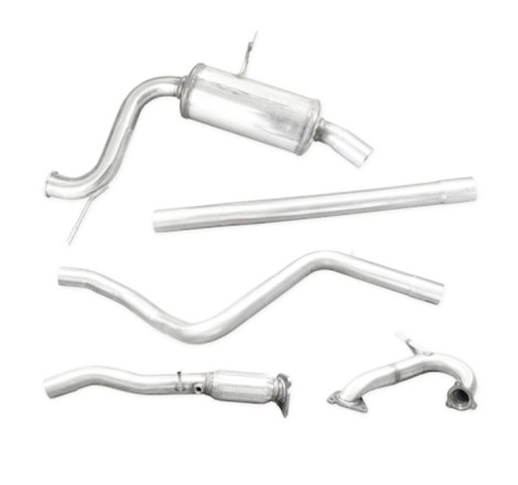 Ligne d'échappement 63.5mm Groupe N INOXCAR pour Renault Megane 3 RS 2.0 16V 250cv