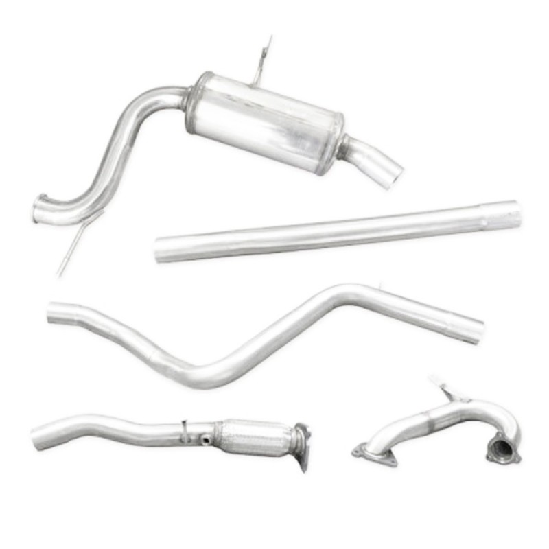 Ligne d'échappement 63.5mm Groupe N INOXCAR pour Renault Megane 3 RS 2.0 16V 250cv