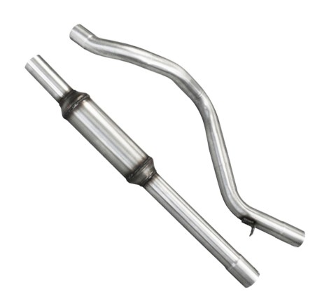 Tube intermédiaire 70mm (avec silencieux) INOXCAR pour Renault Megane 3 RS 250/265cv / Trophy