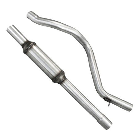 Tube intermédiaire 70mm (avec silencieux) INOXCAR pour Renault Megane 3 RS 250/265cv / Trophy