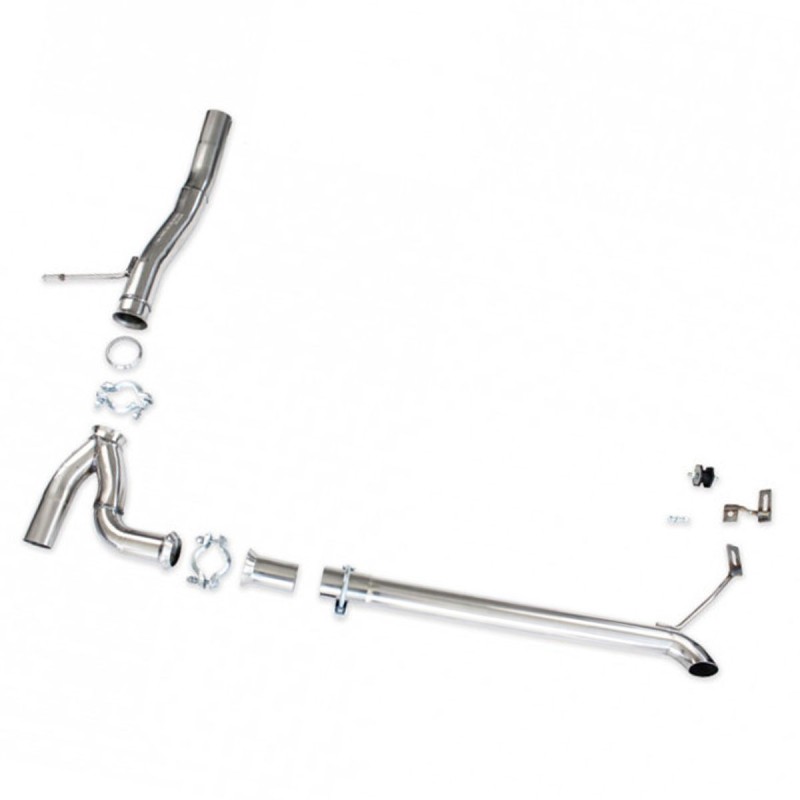 Silencieux / Terminal d'échappement duplex INOXCAR pour Renault Megane 4 GT TCe 205cv