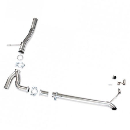 Silencieux / Terminal d'échappement duplex INOXCAR pour Renault Megane 4 GT TCe 205cv