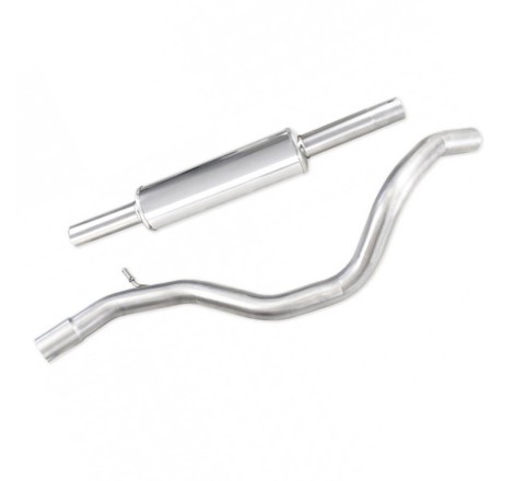 Tube central intermédiaire pare-flamme avec silencieux INOXCAR pour Renault Megane 4 GT TCe 205cv
