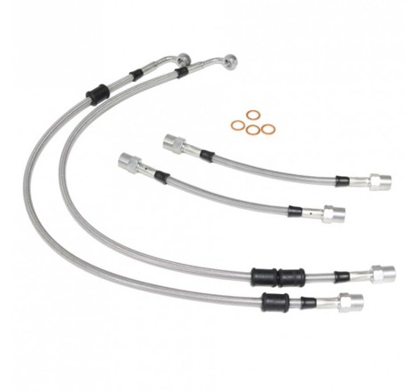 Kit de 4 durites / flexibles de frein Goodridge pour Renault Twingo 2 GT DCi 1.5