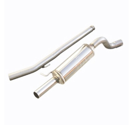 Ligne d'échappement Groupe N 63.5mm INOXCAR pour Renault Twingo 2 RS 1.6 16S