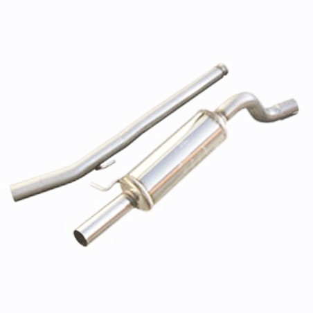 Ligne d'échappement Groupe N 63.5mm INOXCAR pour Renault Twingo 2 RS 1.6 16S