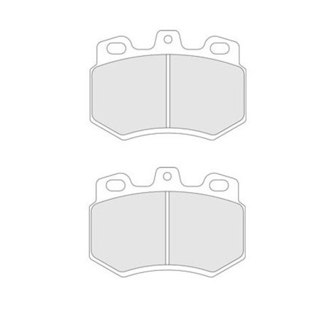 Plaquettes de frein avant Carbone Lorraine 4024 RC6 pour Citroën AX GTi 1.4 / Visa GTi 1.6