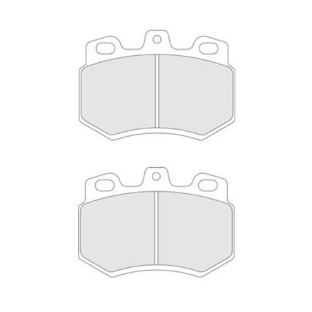 Plaquettes de frein avant Carbone Lorraine 4024 RC6 pour Citroën AX GTi 1.4 / Visa GTi 1.6