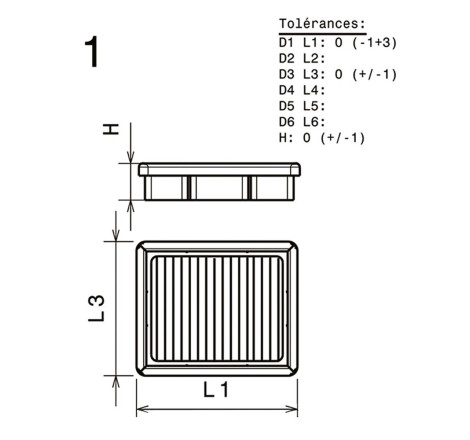Filtre à air GREEN FILTER pour Citroën BX GTi / GTi 16V / Sport / Xantia Activa Turbo CT / V6 Activa