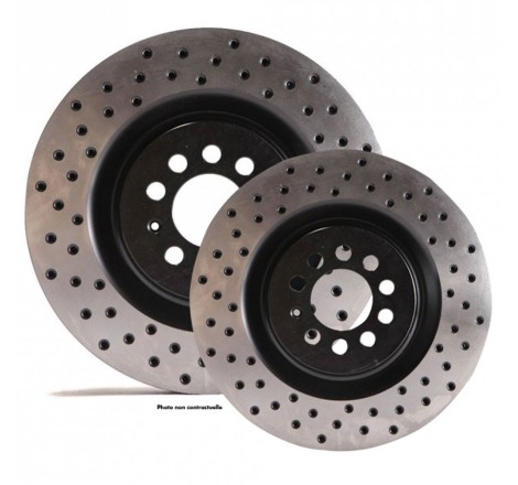 Disques de frein avant pleins TAROX finition D95 percés pour Citroën Xantia V6 Activa / Activa Turbo CT