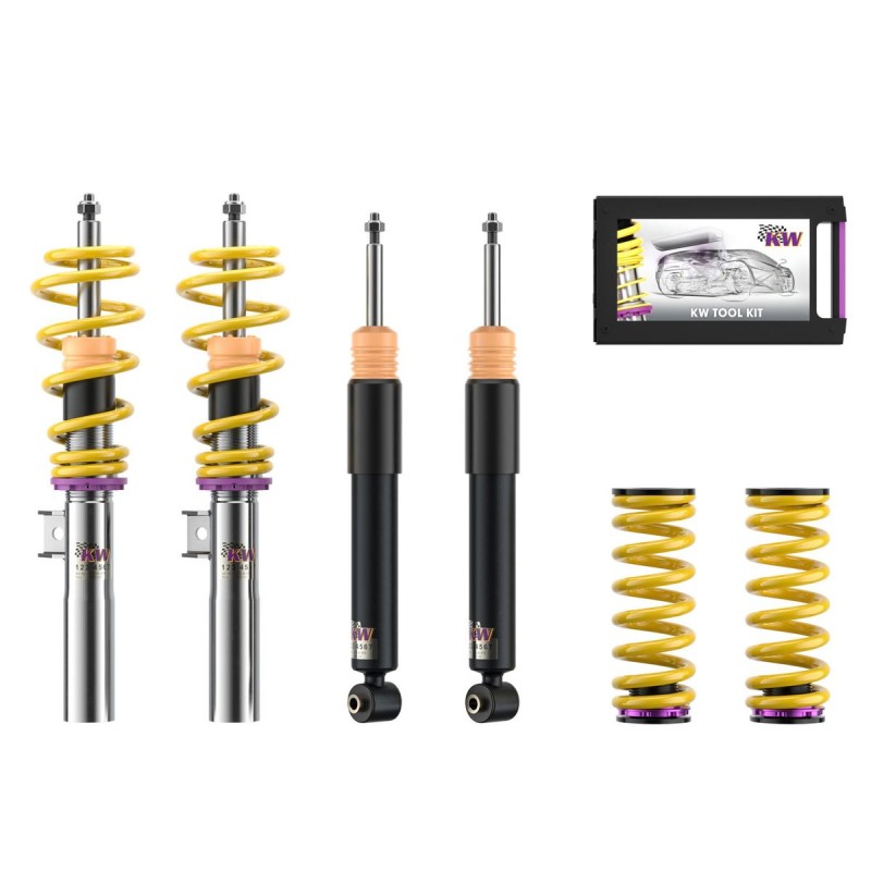 Combinés Filetés KW V1 pour Peugeot 206 CC / 16V / GTi / S16 / RC / GNC GNC