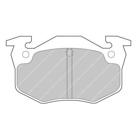 Plaquettes frein arrière FERODO DS3000 FCP558R Renault Clio 2 16V RS / Super 5 GT Turbo (étriers BENDIX)