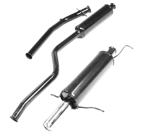 Ligne d'échappement Groupe N GT2i pour Citroën ZX 2.0i 16V