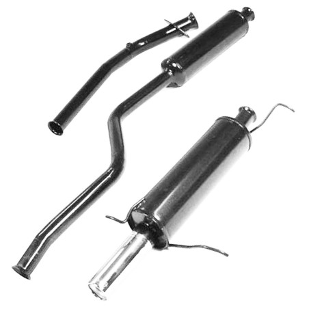 Ligne d'échappement Groupe N GT2i pour Citroën ZX 2.0i 16V