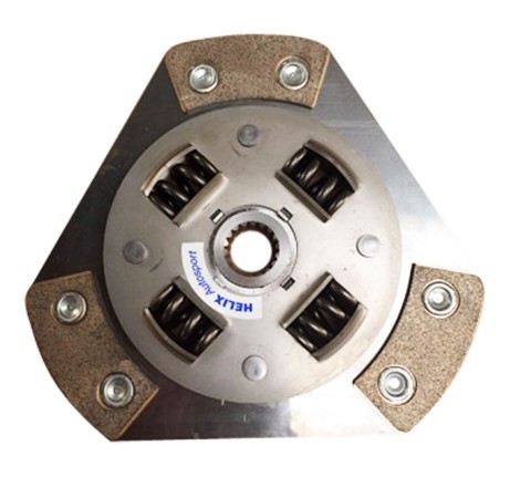 Disque d'embrayage métal fritté amorti HELIX pour Citroën AX 1.4 GTi (diamètre 180mm/21x18)