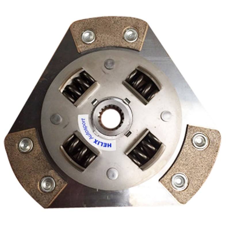 Disque d'embrayage métal fritté amorti HELIX pour Citroën AX 1.4 GTi (diamètre 180mm/21x18)