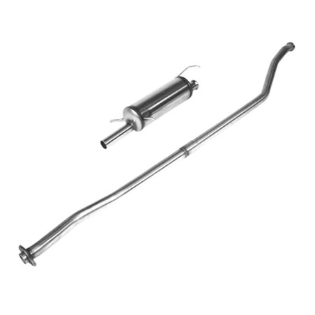 Ligne d'échappement Groupe N inox GT2i pour Citroën AX 1.4 GTi