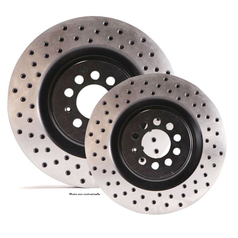 Disques de frein avant pleins TAROX D95 percés pour Citroën DS3 VTi 1.6 / Turbo 1.6 THP 150cv